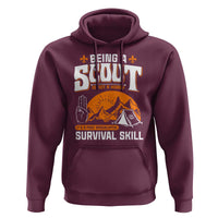 Funny Scout Hoodie Being A Scout Is Not A Hobby Survival Skill Adventure