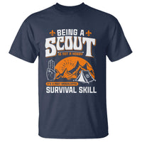 Funny Scout T Shirt Being A Scout Is Not A Hobby Survival Skill Adventure