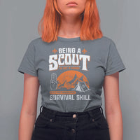 Funny Scout T Shirt For Women Being A Scout Is Not A Hobby Survival Skill Adventure