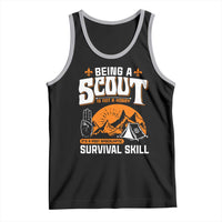 Funny Scout Tank Top Being A Scout Is Not A Hobby Survival Skill Adventure