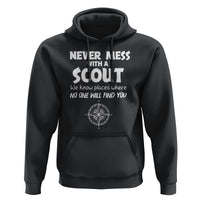 Funny Scout Hoodie Never Mess With A Scout Compass