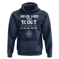 Funny Scout Hoodie Never Mess With A Scout Compass