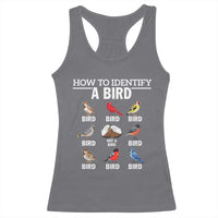 Funny Bird Watching Racerback Tank Top How To Identify A Bird
