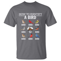 Funny Bird Watching T Shirt How To Identify A Bird