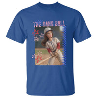 Hit The Dang Ball Funny Doll Baseball Graphic T Shirt Sassy Sports Fan Gift