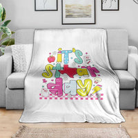 Groovy Texas STAAR Day Throw Blanket Don't Stress Do Your Best Teacher Student Motivation