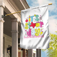 Groovy Texas STAAR Day Garden Flag Don't Stress Do Your Best Teacher Student Motivation