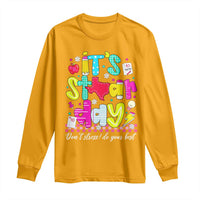 Groovy Texas STAAR Day Long Sleeve Shirt Don't Stress Do Your Best Teacher Student Motivation