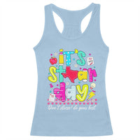 Groovy Texas STAAR Day Racerback Tank Top Don't Stress Do Your Best Teacher Student Motivation