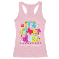 Groovy Texas STAAR Day Racerback Tank Top Don't Stress Do Your Best Teacher Student Motivation