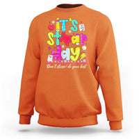 Groovy Texas STAAR Day Sweatshirt Don't Stress Do Your Best Teacher Student Motivation