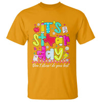 Groovy Texas STAAR Day T Shirt Don't Stress Do Your Best Teacher Student Motivation