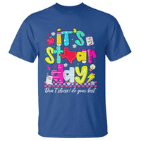 Groovy Texas STAAR Day T Shirt Don't Stress Do Your Best Teacher Student Motivation