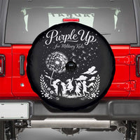 Purple Up For Military Kids Dandelion Inspirational Spare Tire Cover Month of the Military Child Awareness Brat Support