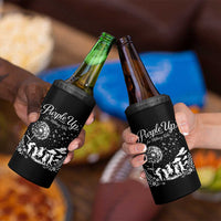 Purple Up For Military Kids Dandelion Inspirational 4 in 1 Can Cooler Tumbler Month of the Military Child Awareness Brat Support