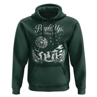 Purple Up For Military Kids Dandelion Inspirational Hoodie Month of the Military Child Awareness Brat Support