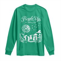 Purple Up For Military Kids Dandelion Inspirational Long Sleeve Shirt Month of the Military Child Awareness Brat Support
