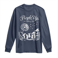 Purple Up For Military Kids Dandelion Inspirational Long Sleeve Shirt Month of the Military Child Awareness Brat Support
