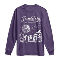 Purple Up For Military Kids Dandelion Inspirational Long Sleeve Shirt Month of the Military Child Awareness Brat Support