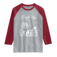 Purple Up For Military Kids Dandelion Inspirational Raglan Shirt Month of the Military Child Awareness Brat Support
