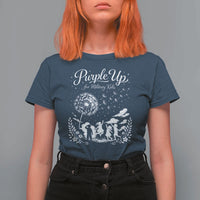 Purple Up For Military Kids Dandelion Inspirational T Shirt For Women Month of the Military Child Awareness Brat Support