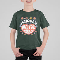 Summer Break T Shirt For Kid Retro Last Day of School's Out For Summer Teacher Boys Girls - Wonder Print Shop