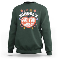 Summer Break Sweatshirt Retro Last Day of School's Out For Summer Teacher Boys Girls - Wonder Print Shop