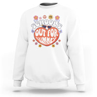 Summer Break Sweatshirt Retro Last Day of School's Out For Summer Teacher Boys Girls - Wonder Print Shop