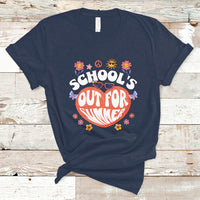 Summer Break T Shirt Retro Last Day of School's Out For Summer Teacher Boys Girls - Wonder Print Shop