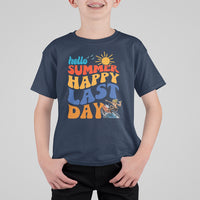 Summer Break T Shirt For Kid Happy Last Day of School Teacher Student Hello Summer - Wonder Print Shop