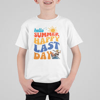 Summer Break T Shirt For Kid Happy Last Day of School Teacher Student Hello Summer - Wonder Print Shop