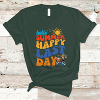 Summer Break T Shirt Happy Last Day of School Teacher Student Hello Summer - Wonder Print Shop