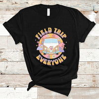 Summer Break T Shirt Field School Trip Anyone Groovy School Bus Driver Hippie Bus - Wonder Print Shop