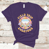 Summer Break T Shirt Field School Trip Anyone Groovy School Bus Driver Hippie Bus - Wonder Print Shop