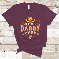 Horse Dad T Shirt Best Daddy Ever Western Cowboy Style Dad Best Dad Ever Retro - Wonder Print Shop