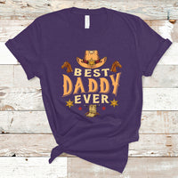 Horse Dad T Shirt Best Daddy Ever Western Cowboy Style Dad Best Dad Ever Retro - Wonder Print Shop
