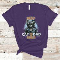 Cat Dad T Shirt Best Cat Dad Ever Cool Cat Lovers Father's Day Gifts for Cat Dad Cat Owner - Wonder Print Shop