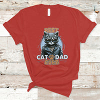 Cat Dad T Shirt Best Cat Dad Ever Cool Cat Lovers Father's Day Gifts for Cat Dad Cat Owner - Wonder Print Shop
