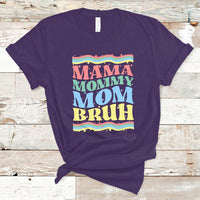 Cool Mom T Shirt Mama Mommy Mom Bruh Groovy Retro Mothers Day Funny - Wonder Print Shop