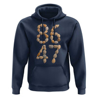 86 47 Seashell Subtle Summer Coastal Graphic Hoodie Viral Beach Walk Political Satire