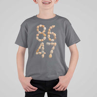 86 47 Seashell Subtle Summer Coastal Graphic T Shirt For Kid Viral Beach Walk Political Satire