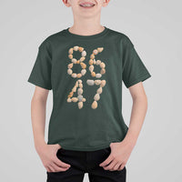 86 47 Seashell Subtle Summer Coastal Graphic T Shirt For Kid Viral Beach Walk Political Satire