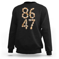 86 47 Seashell Subtle Summer Coastal Graphic Sweatshirt Viral Beach Walk Political Satire