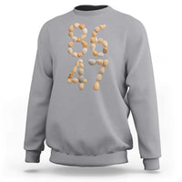 86 47 Seashell Subtle Summer Coastal Graphic Sweatshirt Viral Beach Walk Political Satire