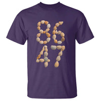 86 47 Seashell Subtle Summer Coastal Graphic T Shirt Viral Beach Walk Political Satire