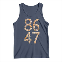 86 47 Seashell Subtle Summer Coastal Graphic Tank Top Viral Beach Walk Political Satire