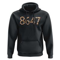 86 47 Seashell Beach Walk Graphic Hoodie Subtle Coastal Summer Political Satire