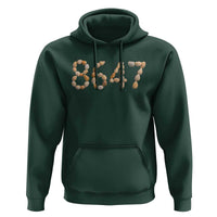 86 47 Seashell Beach Walk Graphic Hoodie Subtle Coastal Summer Political Satire