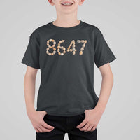 86 47 Seashell Beach Walk Graphic T Shirt For Kid Subtle Coastal Summer Political Satire