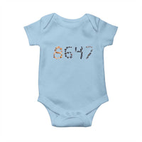 86 47 Seashell Graphic Subtle Summer Coastal Baby Onesie Viral 2026 Beach Walk Political Satire